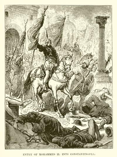 Mohammed II:s intåg i Konstantinopel av English School