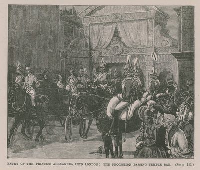 Prinsessan Alexandrias intåg i London av English School