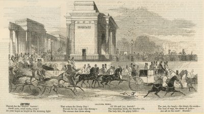 Epsom Races: Leaving Town av English School