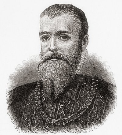 Eric XIV, 1533-1577, kung av Sverige, från Ward and Locks Illustrated History of the World, pub. c.1882 av English School