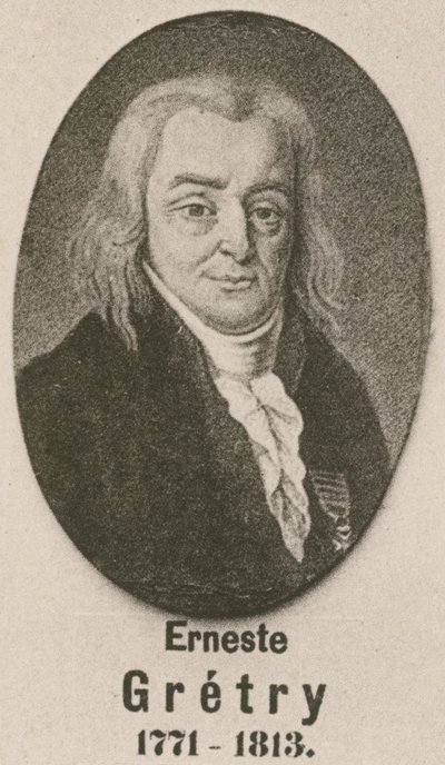 Erneste Gretry (gravyr) av English School