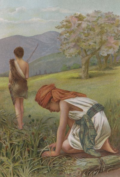 Esau och Jakob (kromolit) av English School