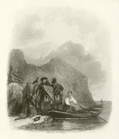 Escape of the Pretender. av English School