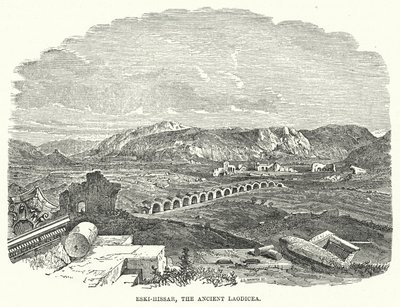 Eski-Hissar, det antika Laodicea (gravyr) av English School