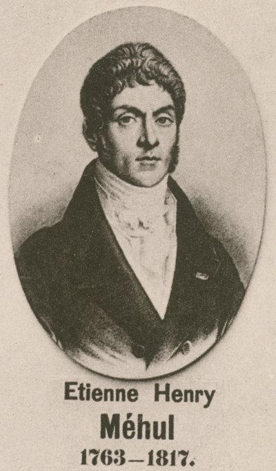 Etienne Henry Mehul (gravyr) av English School