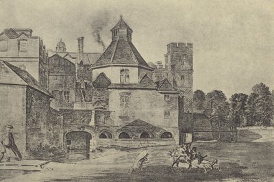 Eton College Kitchen, c 1780 (gravyr) av English School