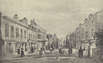 Eton High Street, 1844 (gravyr) av English School