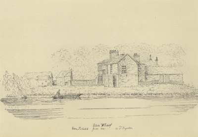 Eton Wharf, 1821 (gravyr) av English School