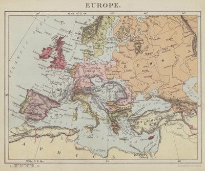 Europa (litografi) av English School