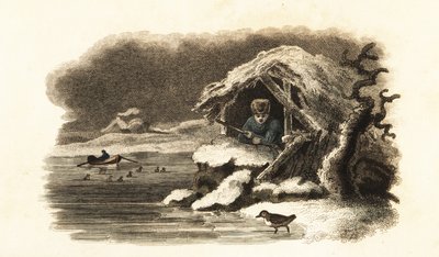 Europeisk vattenouzel går in i sjön Nantua, Frankrike, och fortsätter nedsänkt på botten av sjön i en luftbubbla av English School
