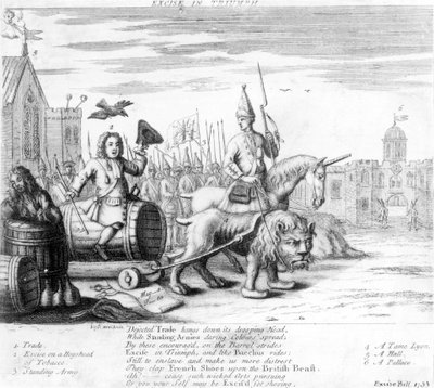Accis in Triumph, 1733 av English School