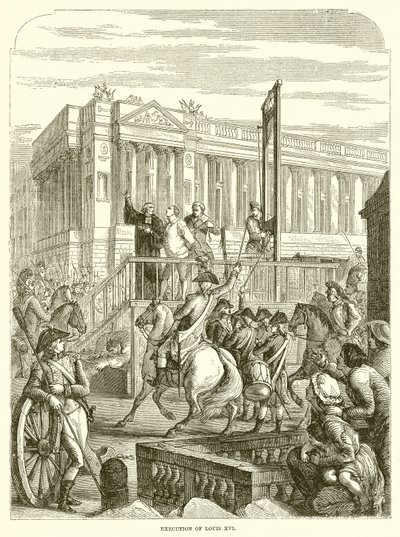 Avrättning av Ludvig XVI av English School