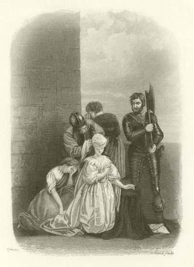 Avrättning av Mary Queen of Scots av English School