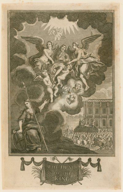 Avrättning av kung Charles I i Whitehall av English School