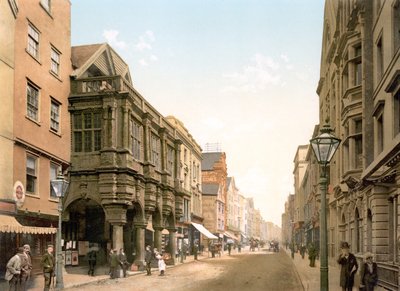 Exeter (handfärgat foto) av English School