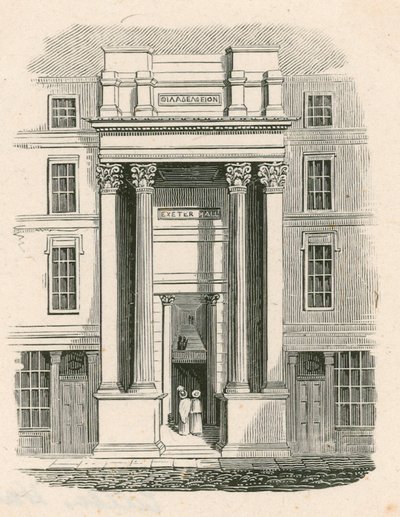 Exeter Hall, Strand, London av English School