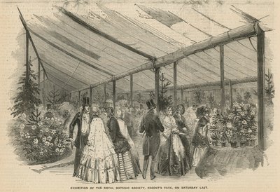 Utställning av Royal Botanic Society av English School
