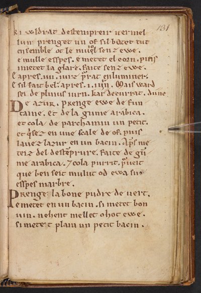 Utdrag ur Henry of Huntingdons Historia Anglorum, Cotton MS Titus D XXIV, f.131r (pergament) av English School