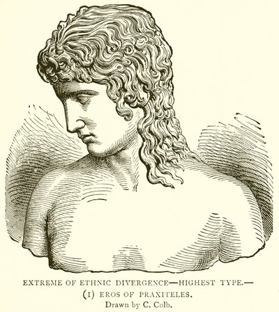 Extrem etnisk divergens--högsta typen.--(1) Eros of Praxiteles av English School