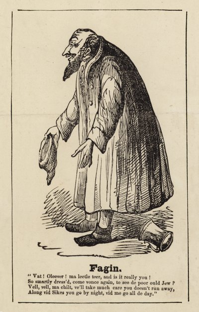 Fagin från Oliver Twist av English School