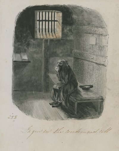 Fagin i den dömda cellen (wc på papper) av English School