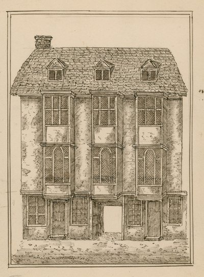 Falcon Tavern, Bankside, London av English School