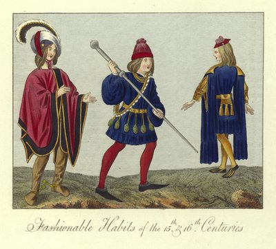 Moderiktiga vanor från 1400- och 1500-talen av English School