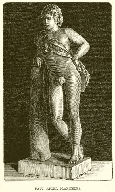 Faun efter Praxiteles av English School