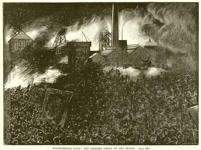 Featherstone Riots: The Soldiers Firing on the People av English School