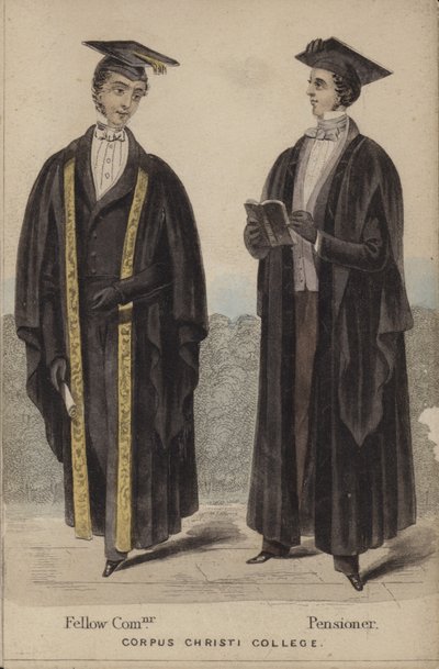 Fellow Commoner, pensionär, Corpus Christi College av English School