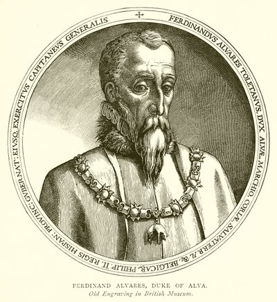 Ferdinand Alvares, hertig av Alva av English School