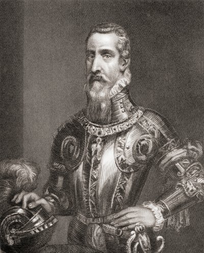 Fernando Alvarez de Toledo y Pimentel, från "History of the Reign of Philip II", publicerad 1855 av English School