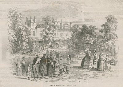 Fest på Bedford Lodge, Campden Hill, London av English School