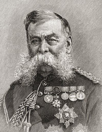 Fältmarskalk Sir John Linthorn Arabin Simmons av English School