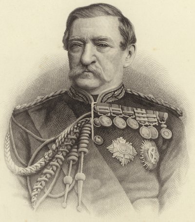 Fältmarskalk Robert Napier av English School