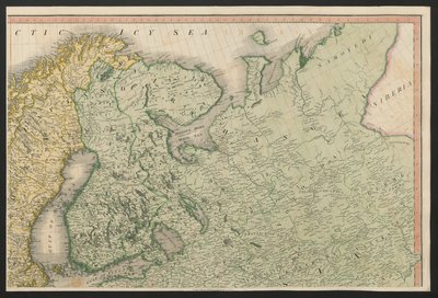 Finland och Ryssland, från Europa, som beskriver alla förändringar av territoriet, tillsammans med deras avvikelser i gränslinjerna för dess flera imperier och stater som överenskommits om och bekräftas av det definitiva fördraget i Paris, 20 november 1815 av English School