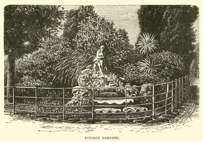 Fitzroy Gardens av English School