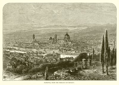 Florens från terrassen i San Miniato av English School