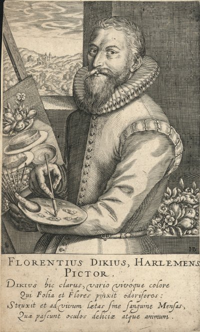 Floris Van Dijck, målare i Haarlem av English School