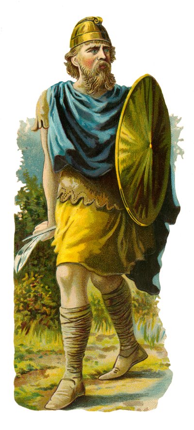 Fodsoldat fra kong Harold, 1066 e.Kr av English School