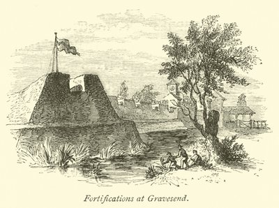 Befästningar vid Gravesend av English School