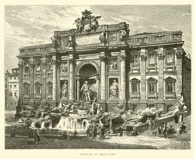 Fontänen i Trevi, Rom av English School