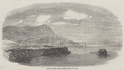 Foynes hamn, floden Shannon (gravyr) av English School
