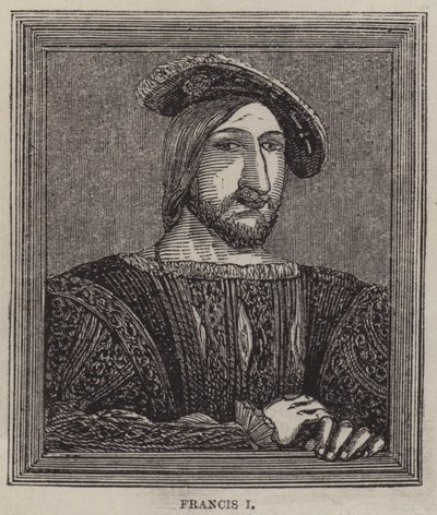 Franciskus I (gravyr) av English School