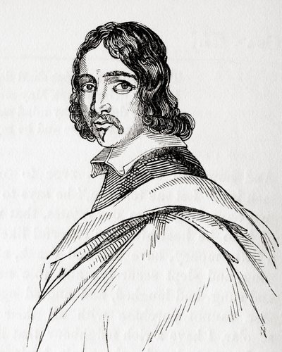 Francis Moore, brittisk läkare och astrolog, från Old England: Ett bildmuseum, pub. 1847 av English School