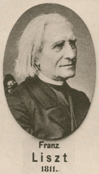 Franz Liszt (gravyr) av English School