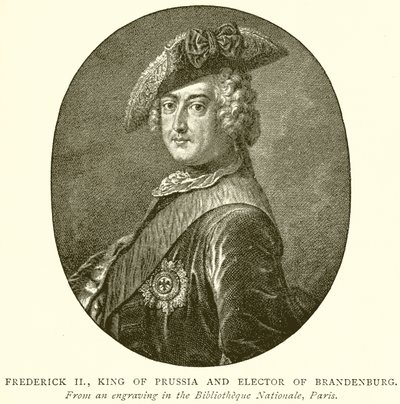 Fredrik II, kung av Preussen och kurfurste av Brandenburg av English School