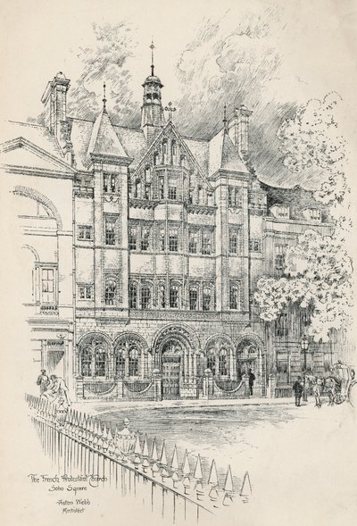 Franska protestantiska kyrkan, Soho Square av English School
