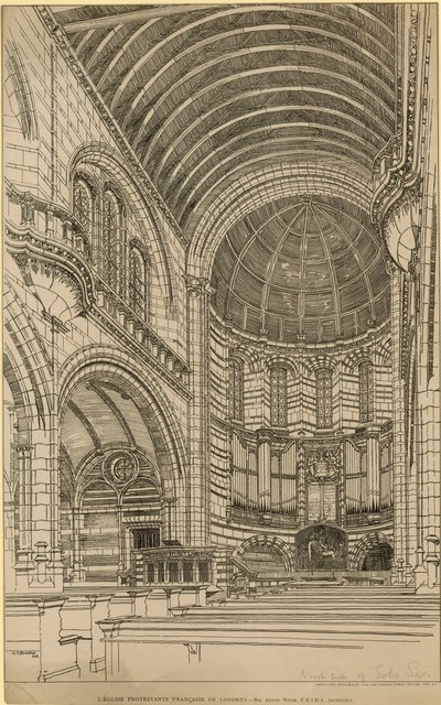 Franska protestantiska kyrkan i London av English School