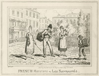 Franska musiker eller Les Savoyards av English School